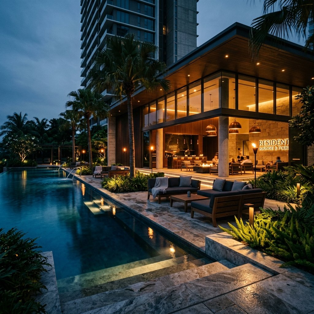 Lounge residencial de alto padrão — JW Gestão